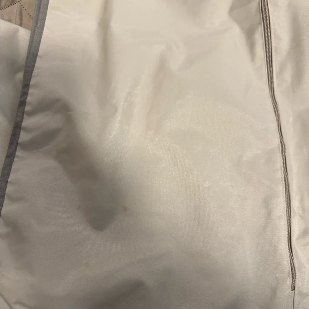 Brioni Cream and Gray Garment Bag A